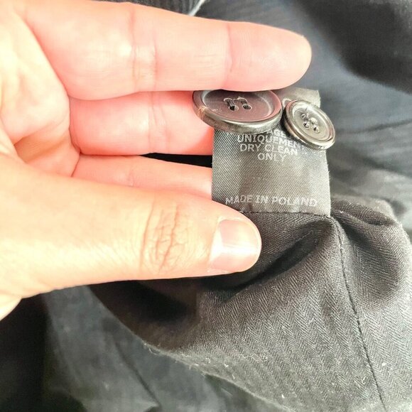 Isabel Marant Etoile Stripe Black Single Breasted Blazer Size FR 36 - Picture 6 of 7